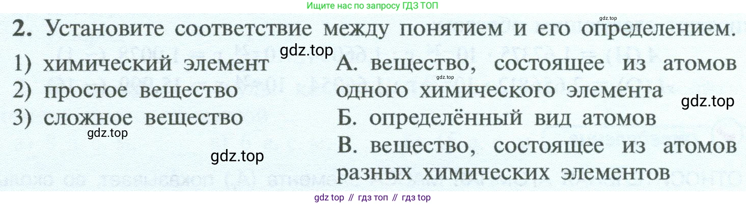 ГДЗ Химия, 8 класс Учебник, авторы: Рудзитис Гунтис Екабович, Фельдман Фриц Генрихович, издательство Просвещение, Москва, 2023, страница 41, номер 2, Условие 2023
