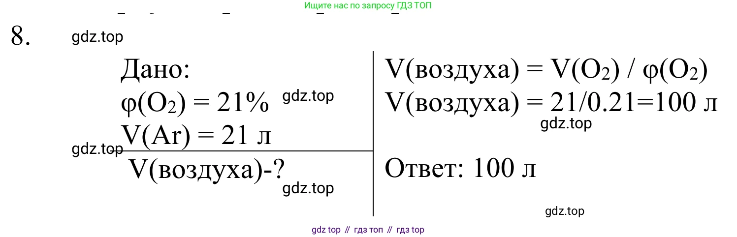 ГДЗ Химия, 8 класс Учебник, авторы: Рудзитис Гунтис Екабович, Фельдман Фриц Генрихович, издательство Просвещение, Москва, 2023, страница 97, номер 8, Решение 2023