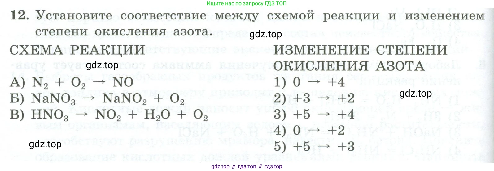 ГДЗ Химия, 9 класс Проверочные и контрольные работы, авторы: Габриелян Олег Саргисович, Лысова Галина Георгиевна, издательство Просвещение, Москва, 2023, белого цвета, страница 90, номер 12, Условие