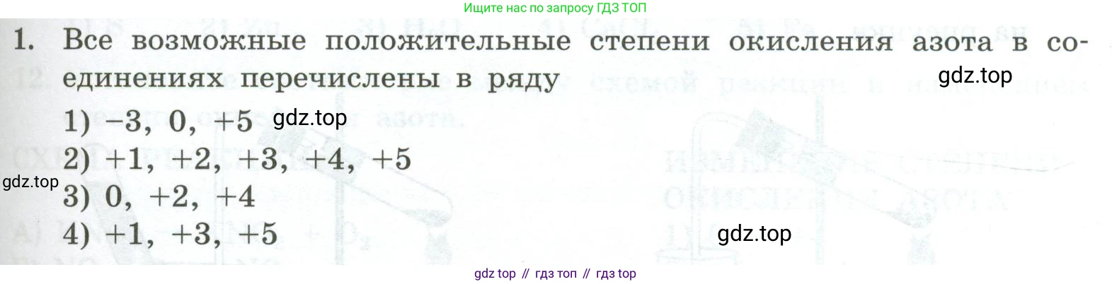 ГДЗ Химия, 9 класс Проверочные и контрольные работы, авторы: Габриелян Олег Саргисович, Лысова Галина Георгиевна, издательство Просвещение, Москва, 2023, белого цвета, страница 95, номер 1, Условие