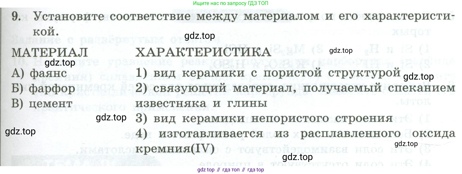ГДЗ Химия, 9 класс Проверочные и контрольные работы, авторы: Габриелян Олег Саргисович, Лысова Галина Георгиевна, издательство Просвещение, Москва, 2023, белого цвета, страница 119, номер 9, Условие