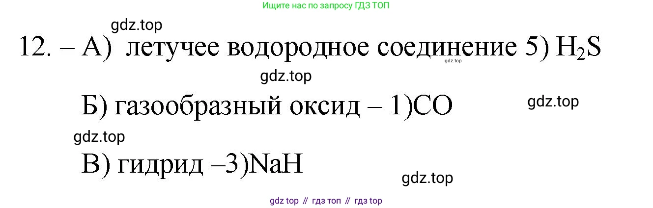 ГДЗ Химия, 9 класс Проверочные и контрольные работы, авторы: Габриелян Олег Саргисович, Лысова Галина Георгиевна, издательство Просвещение, Москва, 2023, белого цвета, страница 5, номер 12, Решение