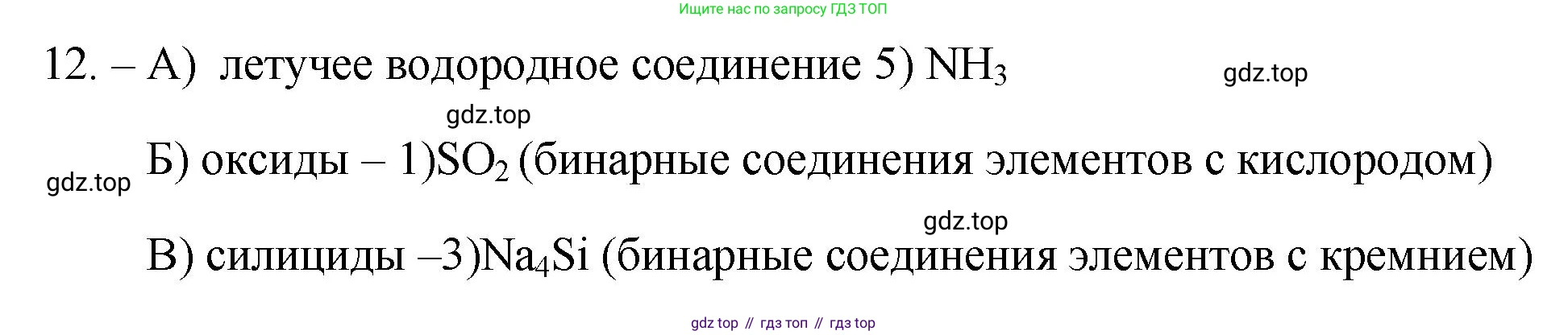 ГДЗ Химия, 9 класс Проверочные и контрольные работы, авторы: Габриелян Олег Саргисович, Лысова Галина Георгиевна, издательство Просвещение, Москва, 2023, белого цвета, страница 7, номер 12, Решение