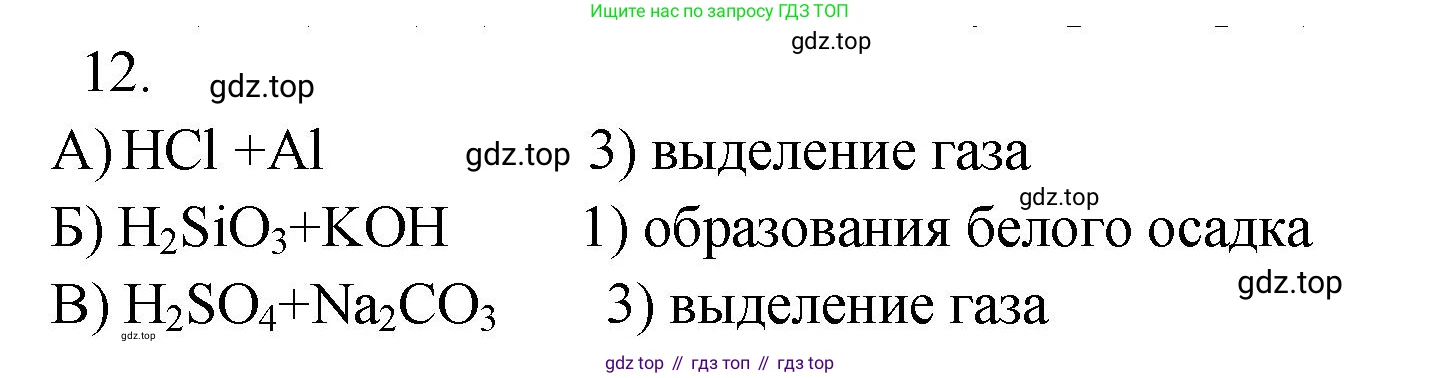 ГДЗ Химия, 9 класс Проверочные и контрольные работы, авторы: Габриелян Олег Саргисович, Лысова Галина Георгиевна, издательство Просвещение, Москва, 2023, белого цвета, страница 41, номер 12, Решение