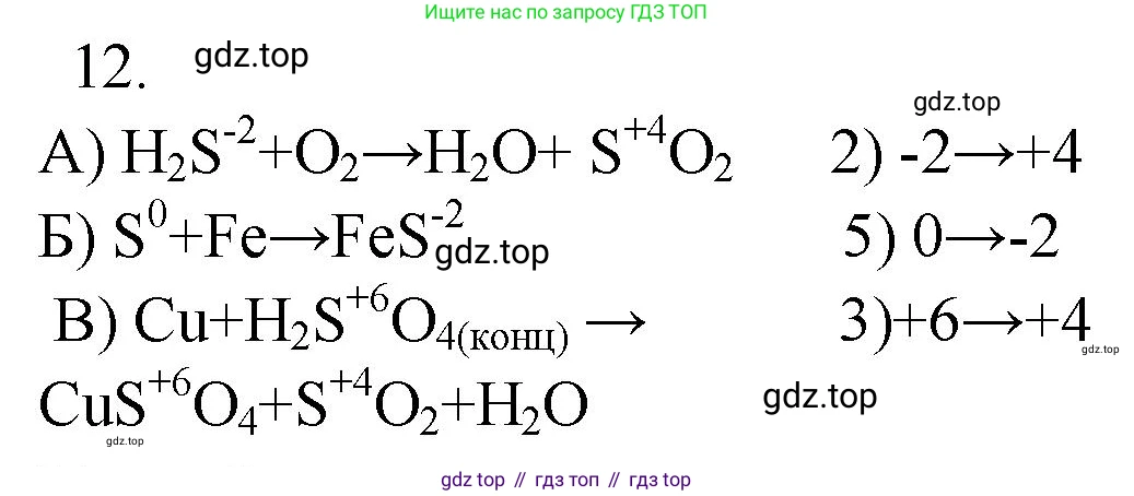 ГДЗ Химия, 9 класс Проверочные и контрольные работы, авторы: Габриелян Олег Саргисович, Лысова Галина Георгиевна, издательство Просвещение, Москва, 2023, белого цвета, страница 87, номер 12, Решение