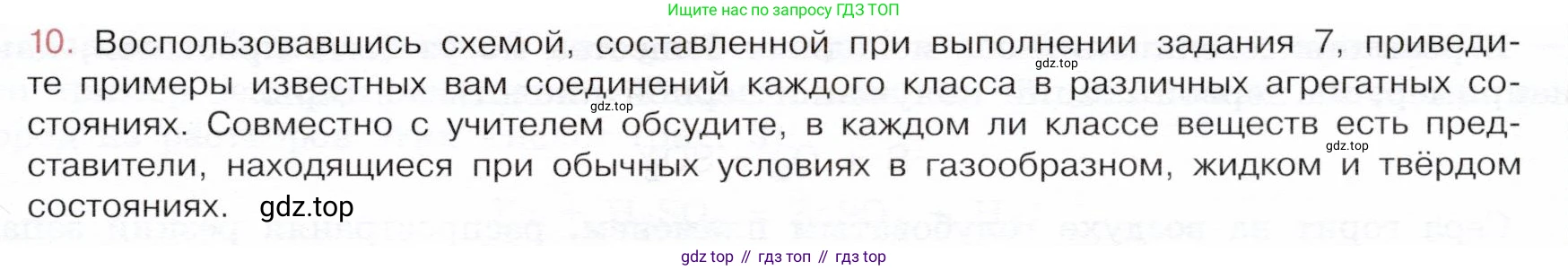 ГДЗ Химия, 9 класс Учебник, авторы: Габриелян Олег Саргисович, Остроумов Игорь Геннадьевич, Сладков Сергей Анатольевич, издательство Просвещение, Москва, 2023, белого цвета, страница 11, номер 10, Условие