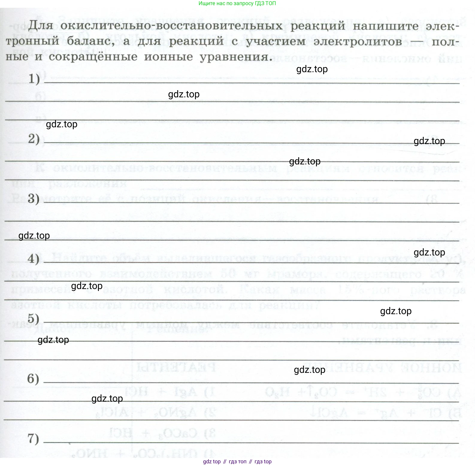 ГДЗ Химия, 9 класс рабочая тетрадь, авторы: Габриелян Олег Саргисович, Сладков Сергей Анатольевич, Остроумов Игорь Геннадьевич, издательство Просвещение, Москва, 2023, белого цвета, страница 26, номер 1, Условие (продолжение 2)