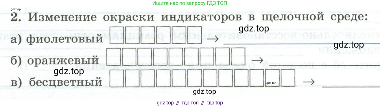 ГДЗ Химия, 9 класс рабочая тетрадь, авторы: Габриелян Олег Саргисович, Сладков Сергей Анатольевич, Остроумов Игорь Геннадьевич, издательство Просвещение, Москва, 2023, белого цвета, страница 30, номер 2, Условие