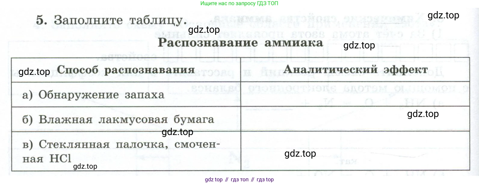 ГДЗ Химия, 9 класс рабочая тетрадь, авторы: Габриелян Олег Саргисович, Сладков Сергей Анатольевич, Остроумов Игорь Геннадьевич, издательство Просвещение, Москва, 2023, белого цвета, страница 70, номер 5, Условие