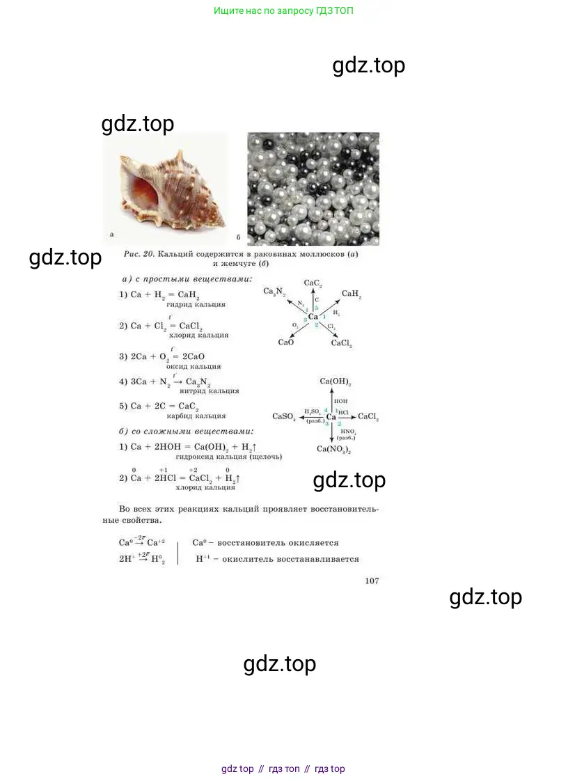 Химия, 9 класс Учебник, авторы: Усманова Майкамал Бигалиевна, Сакарьянова Куралай Назымовна, Сахариева Балнур Назымовна, издательство Атамұра, Алматы, 2019, голубого цвета, страница 107