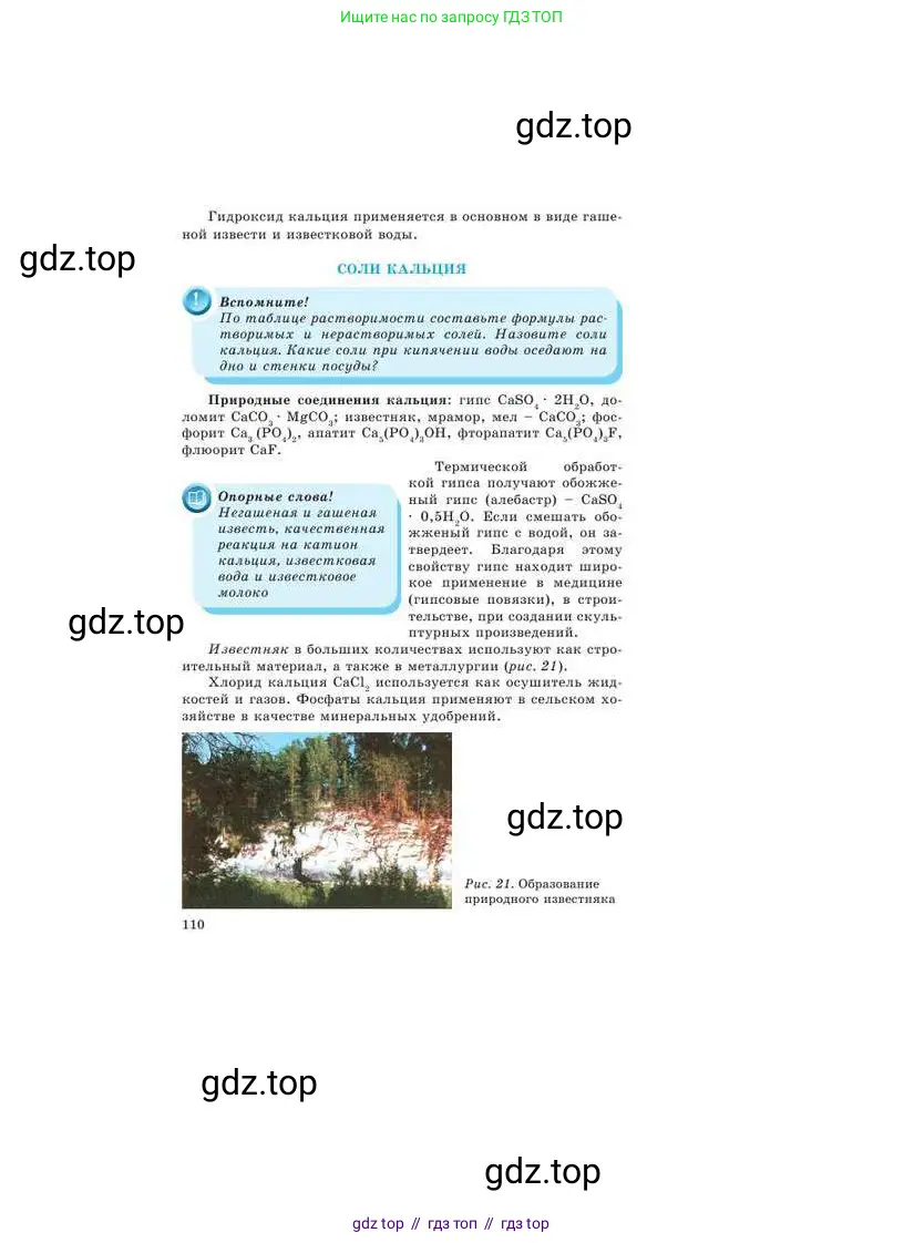 Химия, 9 класс Учебник, авторы: Усманова Майкамал Бигалиевна, Сакарьянова Куралай Назымовна, Сахариева Балнур Назымовна, издательство Атамұра, Алматы, 2019, голубого цвета, страница 110