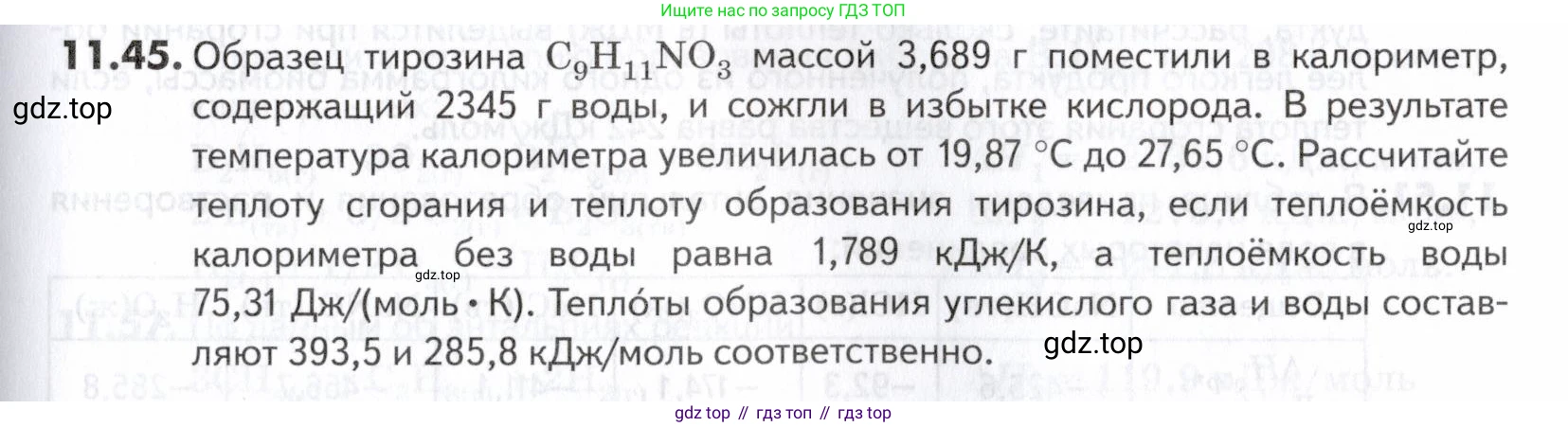 ГДЗ Химия, 10-11 класс Задачник, авторы: Еремин Вадим Владимирович, Дроздов Андрей Анатольевич, Ромашов Леонид Владимирович, издательство Просвещение, Москва, 2023, белого цвета, страница 293, номер 45, Условие