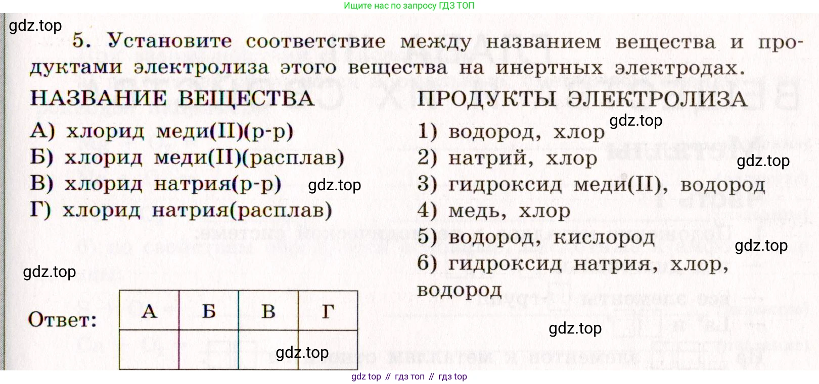 Химия, 11 класс рабочая тетрадь, авторы: Габриелян Олег Саргисович, Сладков Сергей Анатольевич, Остроумов Игорь Геннадьевич, издательство Просвещение, Москва, 2021, белого цвета, страница 63, номер 5, Условие