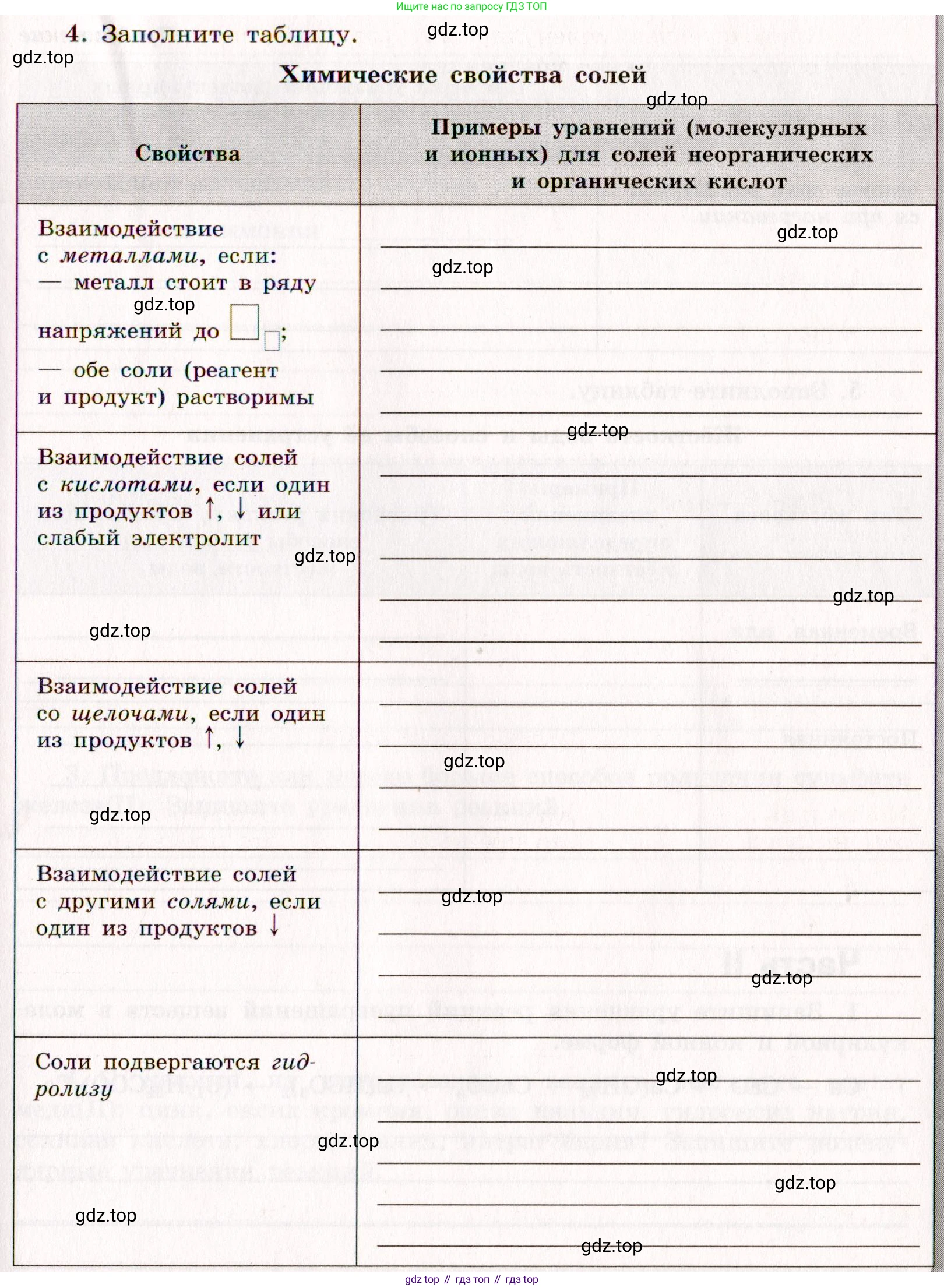 ГДЗ Химия, 11 класс рабочая тетрадь, авторы: Габриелян Олег Саргисович, Сладков Сергей Анатольевич, Остроумов Игорь Геннадьевич, издательство Просвещение, Москва, 2021, белого цвета, страница 83, номер 4, Условие