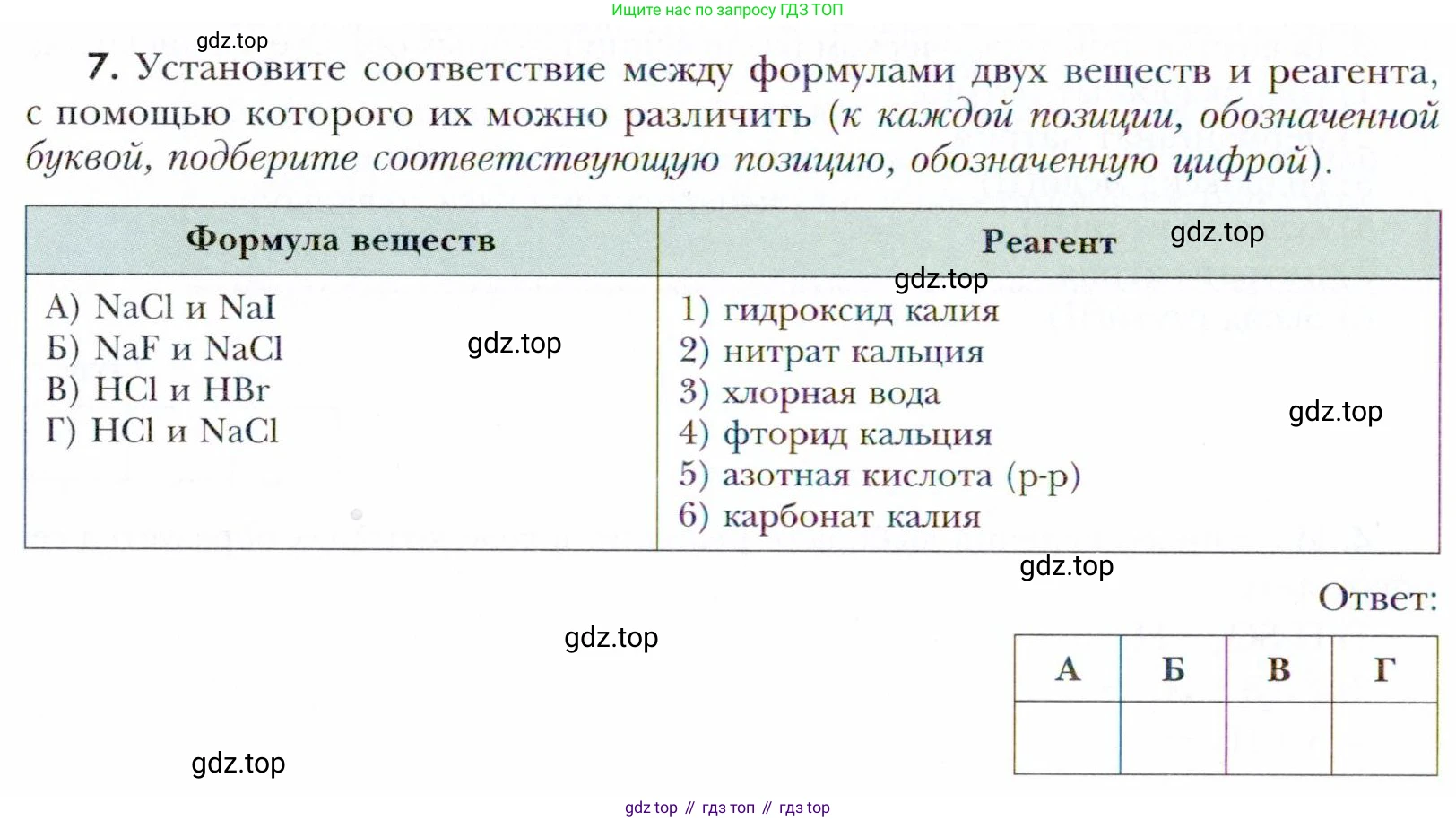 Химия, 11 класс Учебник, авторы: Кузнецова Нинель Евгеньевна, Левкин Антон Николаевич, Шаталов М А, издательство Просвещение, Москва, 2021, страница 178, номер 7, Условие