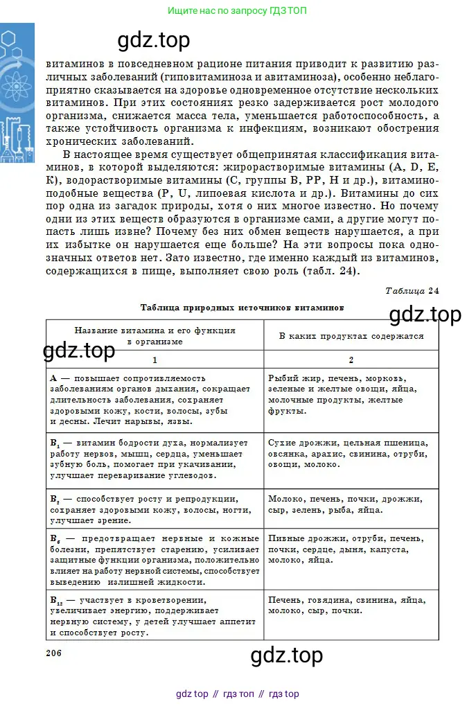 Химия, 11 класс Учебник, авторы: Оспанова Мейрамкуль Кабылбековна, Аухадиева Кырмызы Сейсенбековна, Белоусова Татьяна Геннадьевна, издательство Мектеп, Алматы, 2020, страница 206