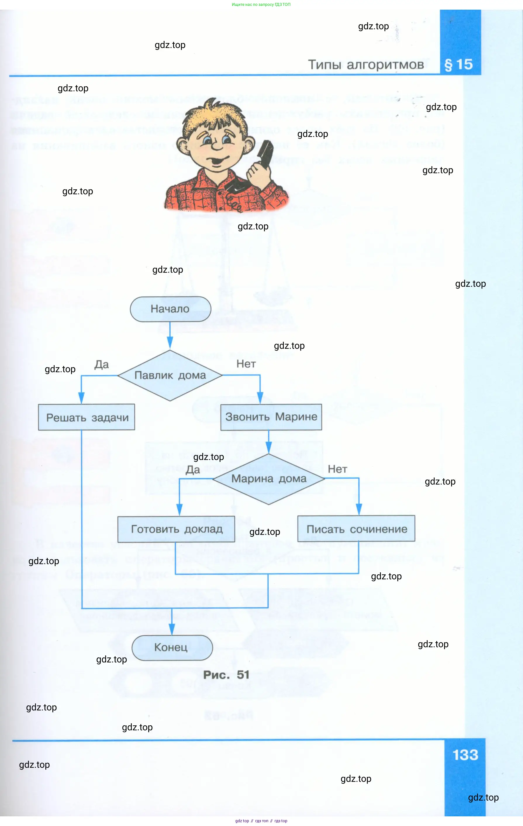 Информатика, 5 класс Учебник, авторы: Босова Людмила Леонидовна, Босова Анна Юрьевна, издательство Просвещение, Москва, 2023, страница 133