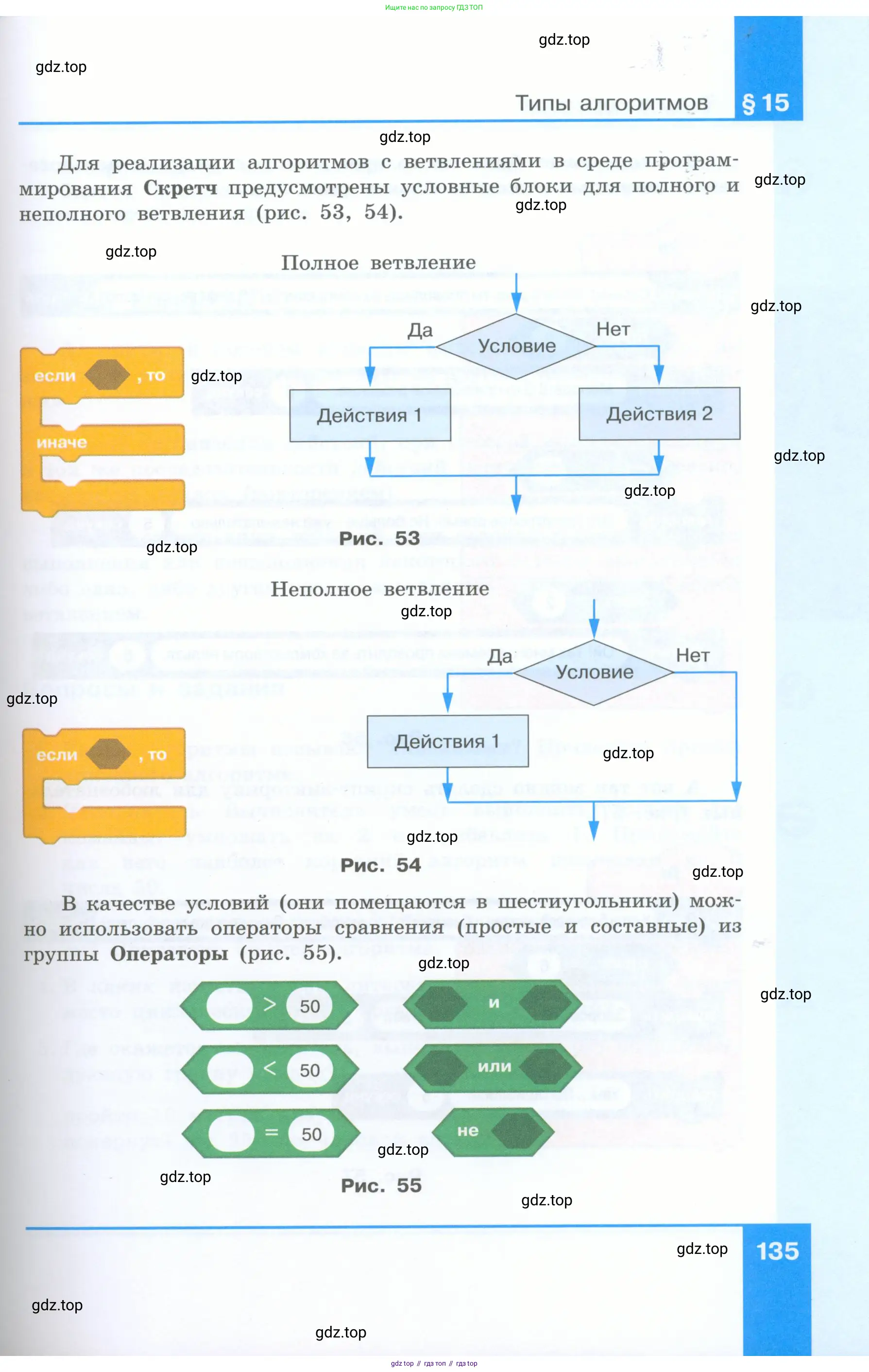 Информатика, 5 класс Учебник, авторы: Босова Людмила Леонидовна, Босова Анна Юрьевна, издательство Просвещение, Москва, 2023, страница 135