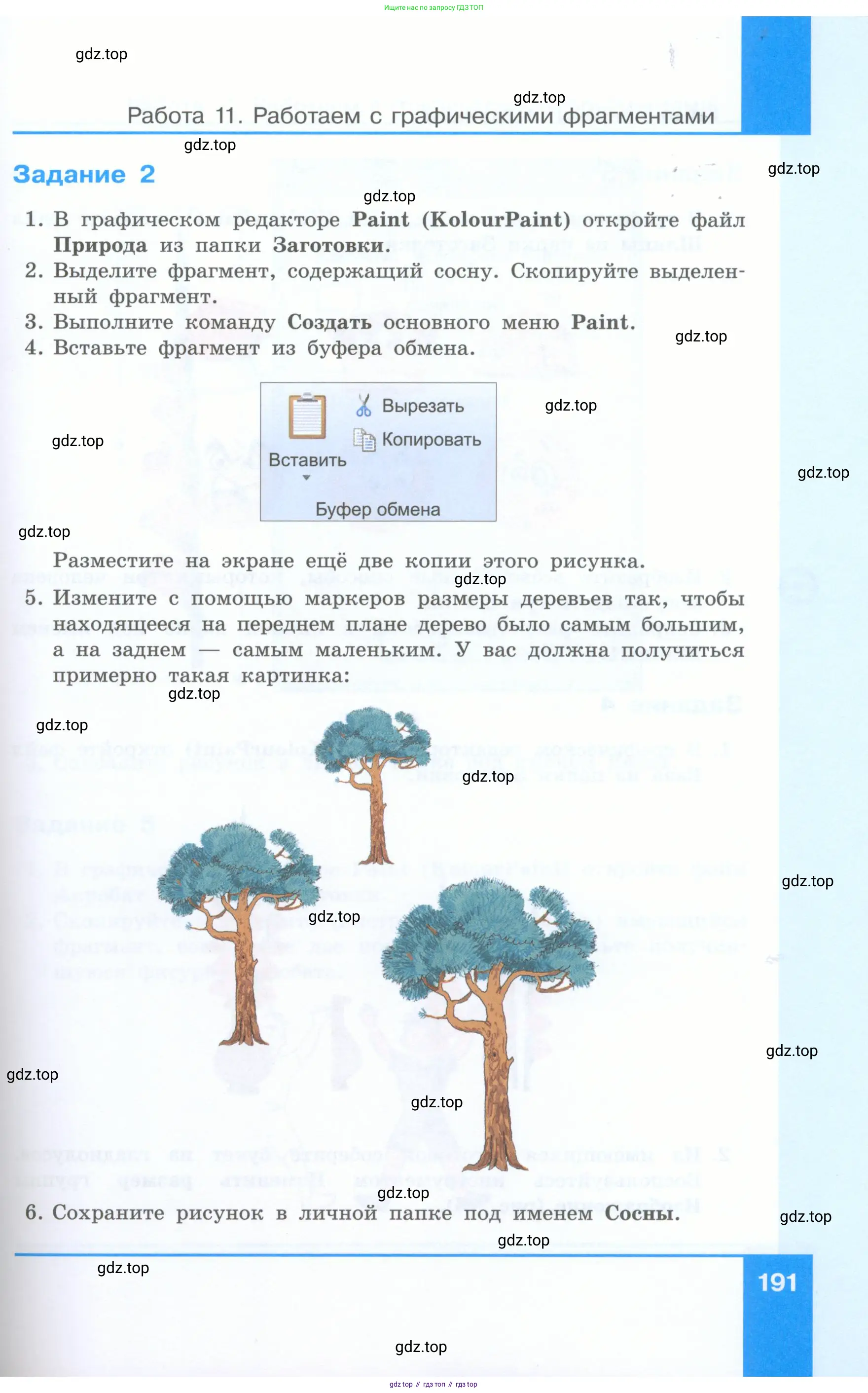 Информатика, 5 класс Учебник, авторы: Босова Людмила Леонидовна, Босова Анна Юрьевна, издательство Просвещение, Москва, 2023, страница 191