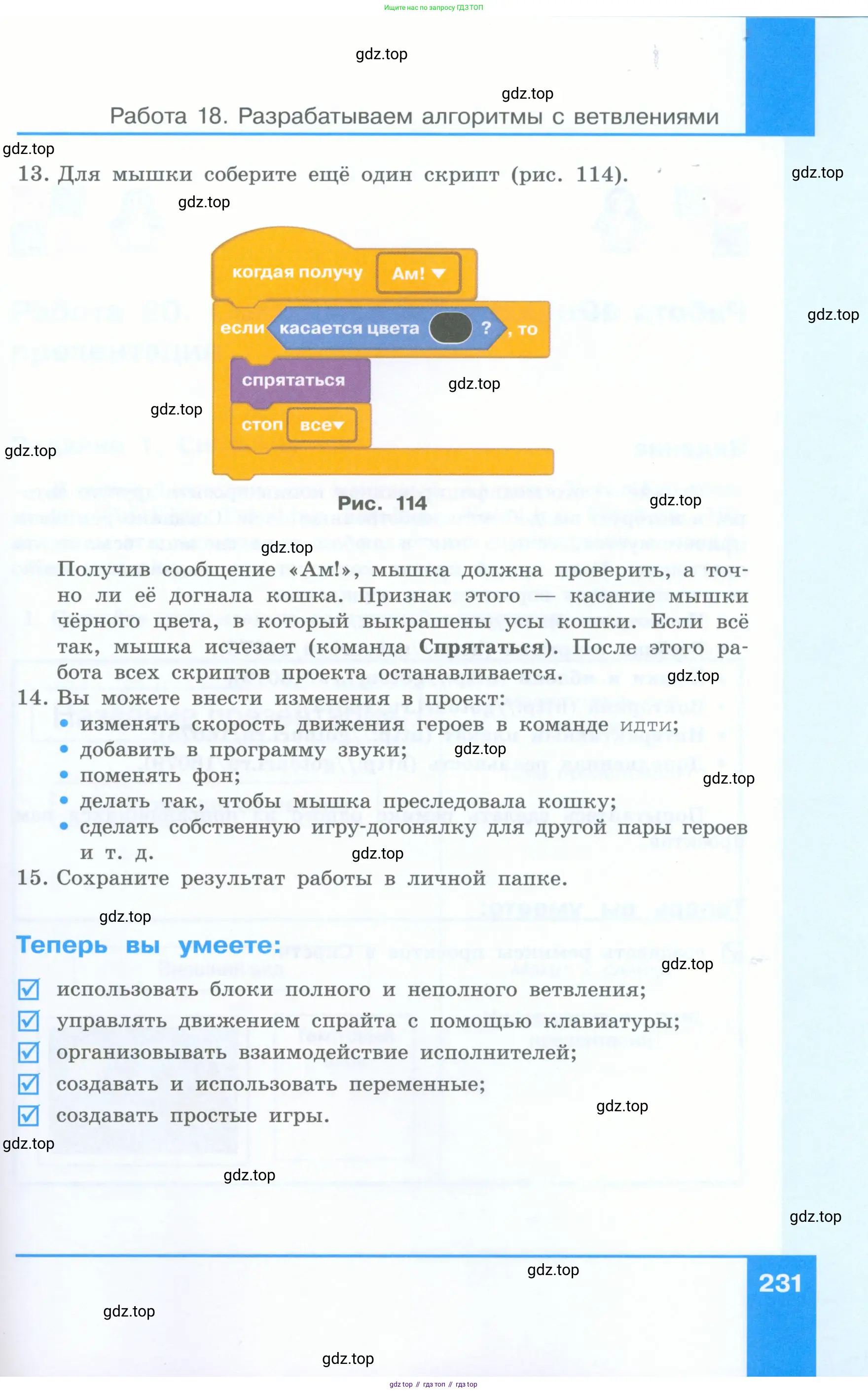 Информатика, 5 класс Учебник, авторы: Босова Людмила Леонидовна, Босова Анна Юрьевна, издательство Просвещение, Москва, 2023, страница 231