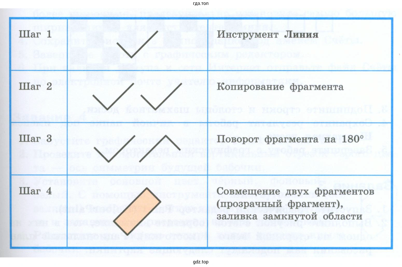 Изобразить фигуру Паркет в Paint (KolourPaint)