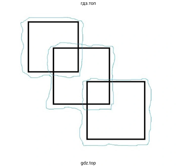 Изобразить фигуру Квадраты в Paint (KolourPaint)