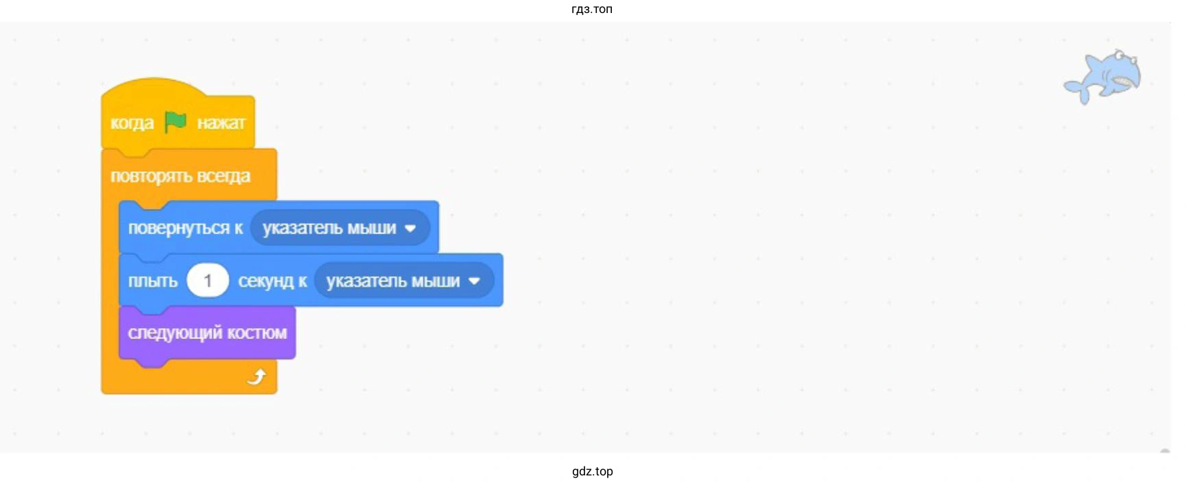 Создайте анимацию с морскими обитателями