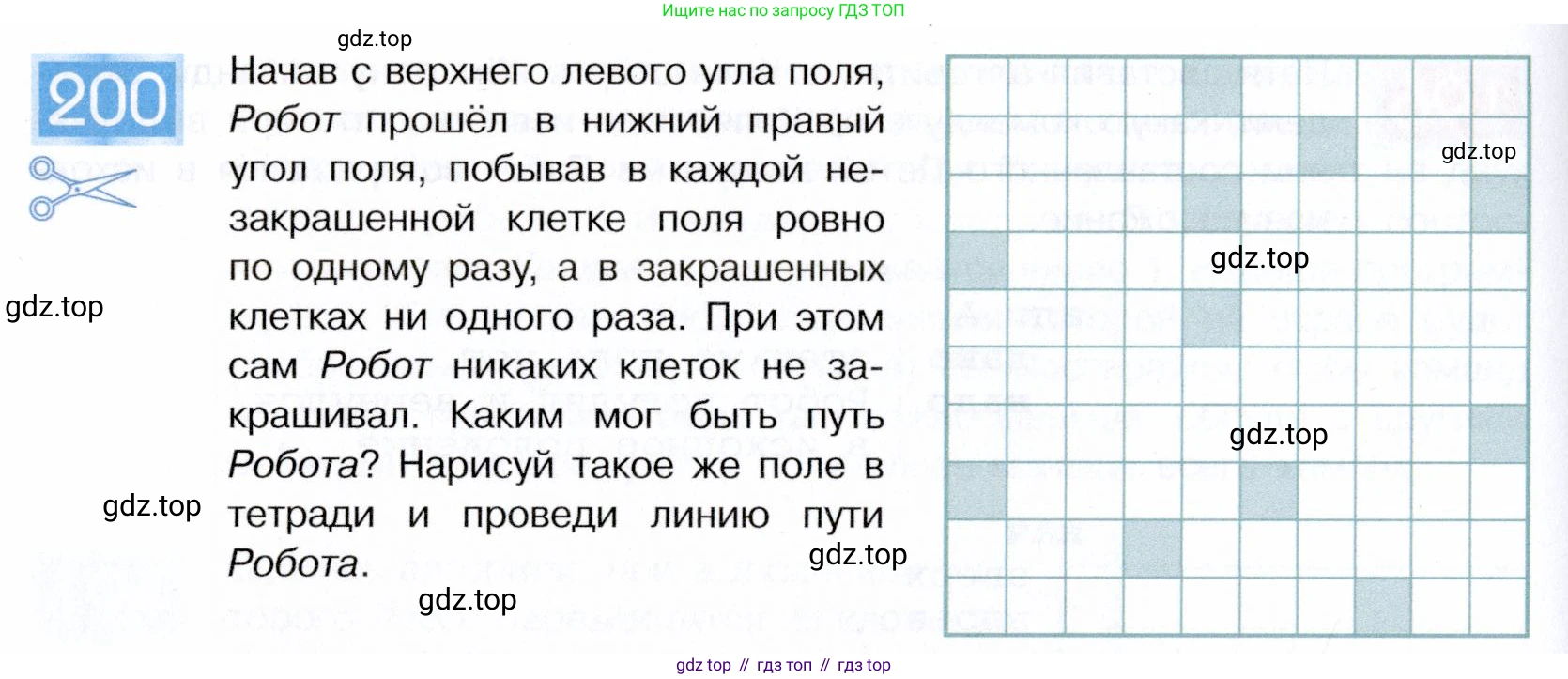 ГДЗ Информатика, 5 класс Учебник, авторы: Семенов Алексей Львович, Рудченко Татьяна Александровна, издательство Просвещение, Москва, 2019, страница 106, номер 200, Условие