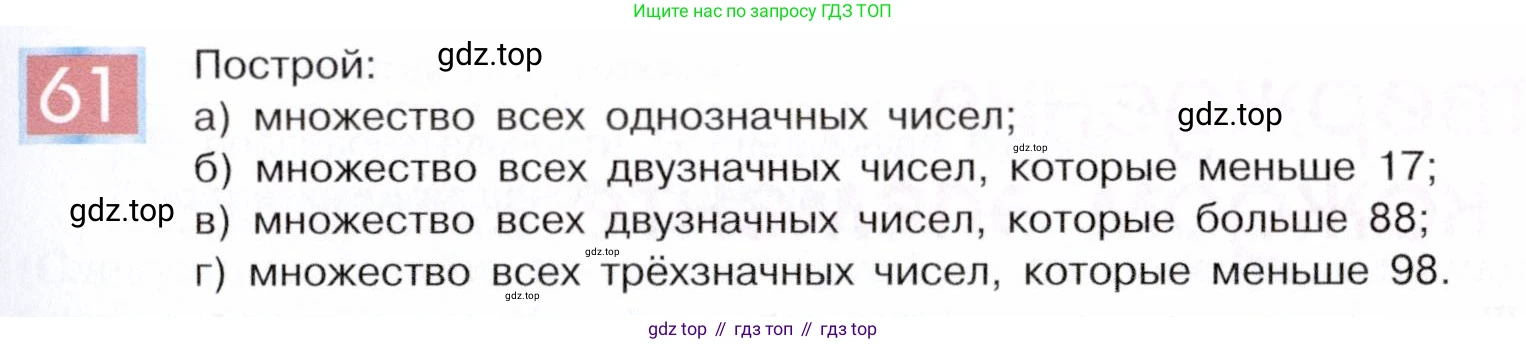 ГДЗ Информатика, 5 класс Учебник, авторы: Семенов Алексей Львович, Рудченко Татьяна Александровна, издательство Просвещение, Москва, 2019, страница 43, номер 61, Условие
