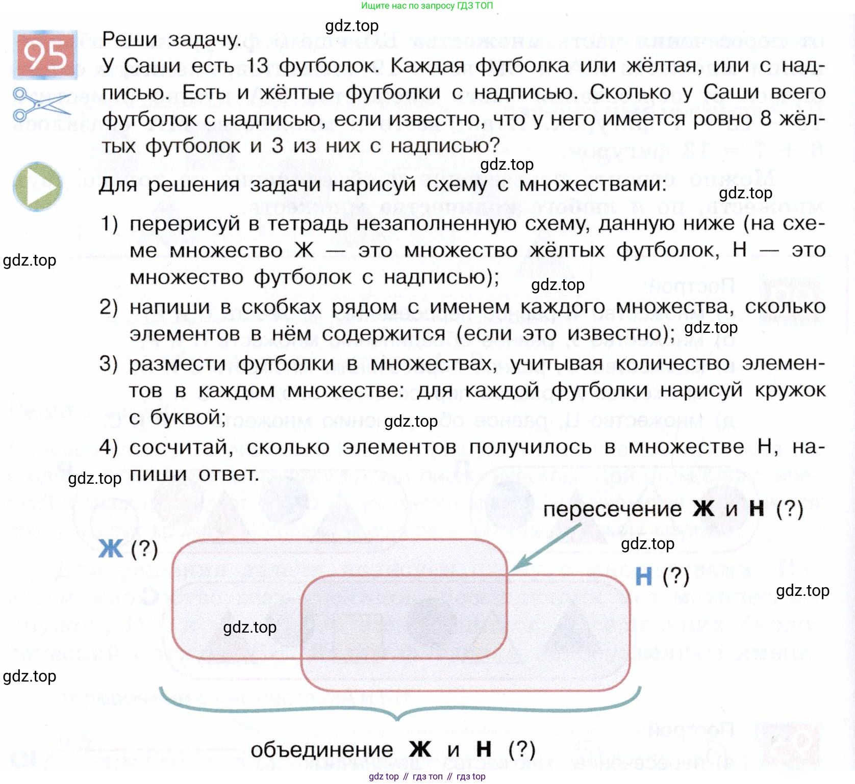 ГДЗ Информатика, 5 класс Учебник, авторы: Семенов Алексей Львович, Рудченко Татьяна Александровна, издательство Просвещение, Москва, 2019, страница 60, номер 95, Условие