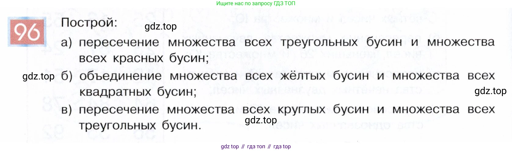 ГДЗ Информатика, 5 класс Учебник, авторы: Семенов Алексей Львович, Рудченко Татьяна Александровна, издательство Просвещение, Москва, 2019, страница 60, номер 96, Условие
