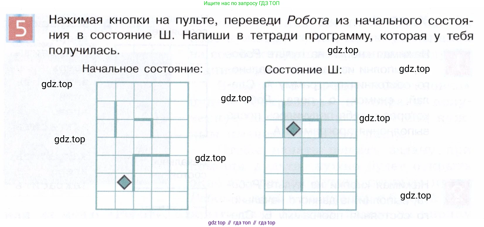 ГДЗ Информатика, 5 класс Учебник, авторы: Семенов Алексей Львович, Рудченко Татьяна Александровна, издательство Просвещение, Москва, 2019, страница 142, номер 5, Условие
