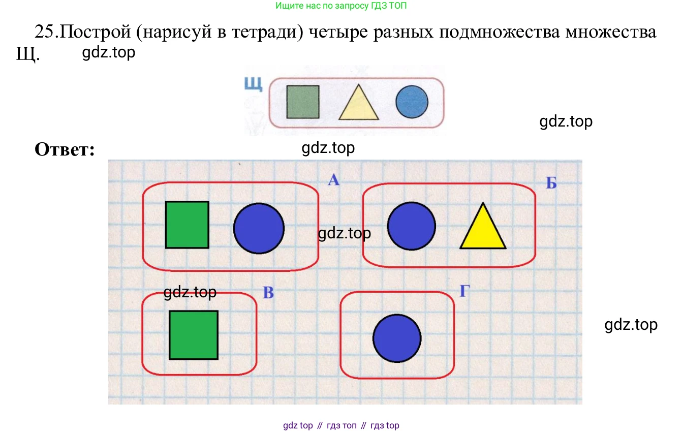 ГДЗ Информатика, 5 класс Учебник, авторы: Семенов Алексей Львович, Рудченко Татьяна Александровна, издательство Просвещение, Москва, 2019, страница 21, номер 25, Решение