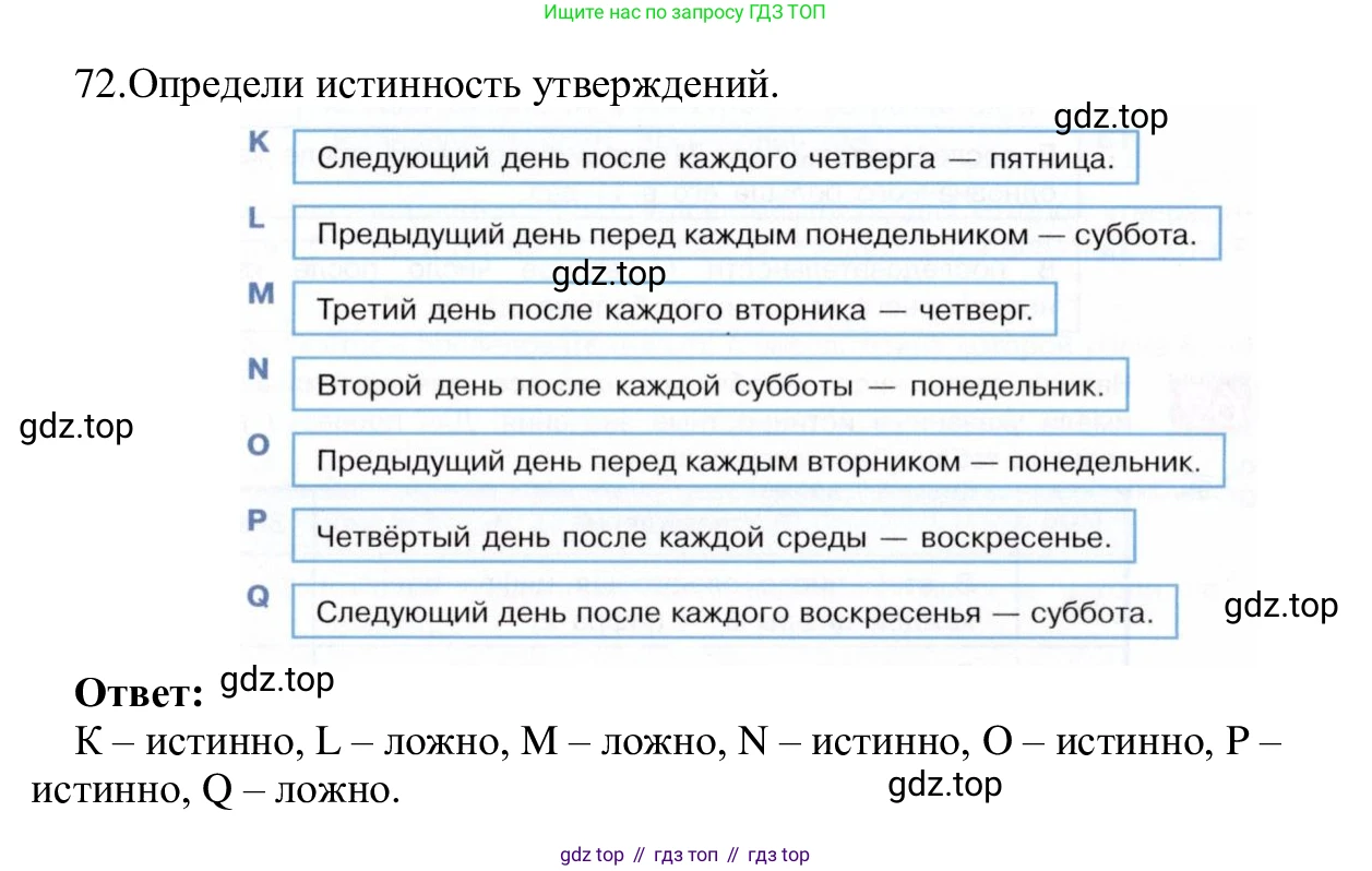 ГДЗ Информатика, 5 класс Учебник, авторы: Семенов Алексей Львович, Рудченко Татьяна Александровна, издательство Просвещение, Москва, 2019, страница 48, номер 72, Решение