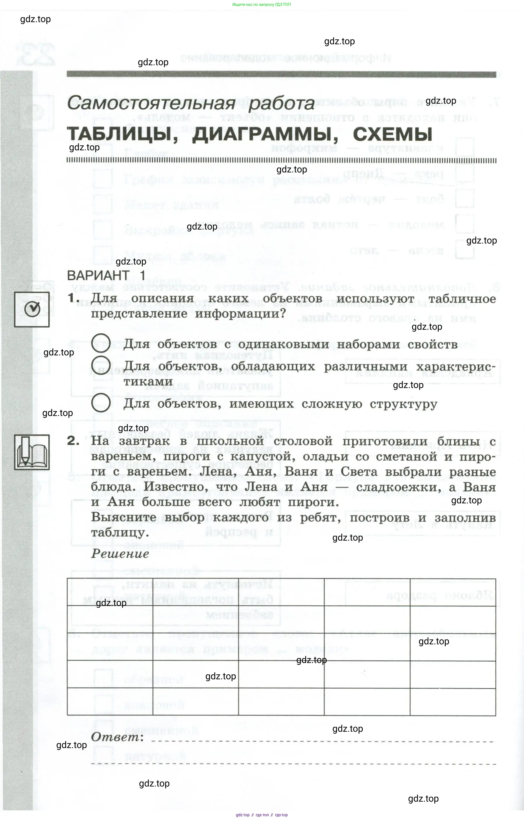 Информатика, 6 класс Самостоятельные и контрольные работы, авторы: Босова Людмила Леонидовна, Босова Анна Юрьевна, издательство Просвещение, Москва, 2020, страница 24