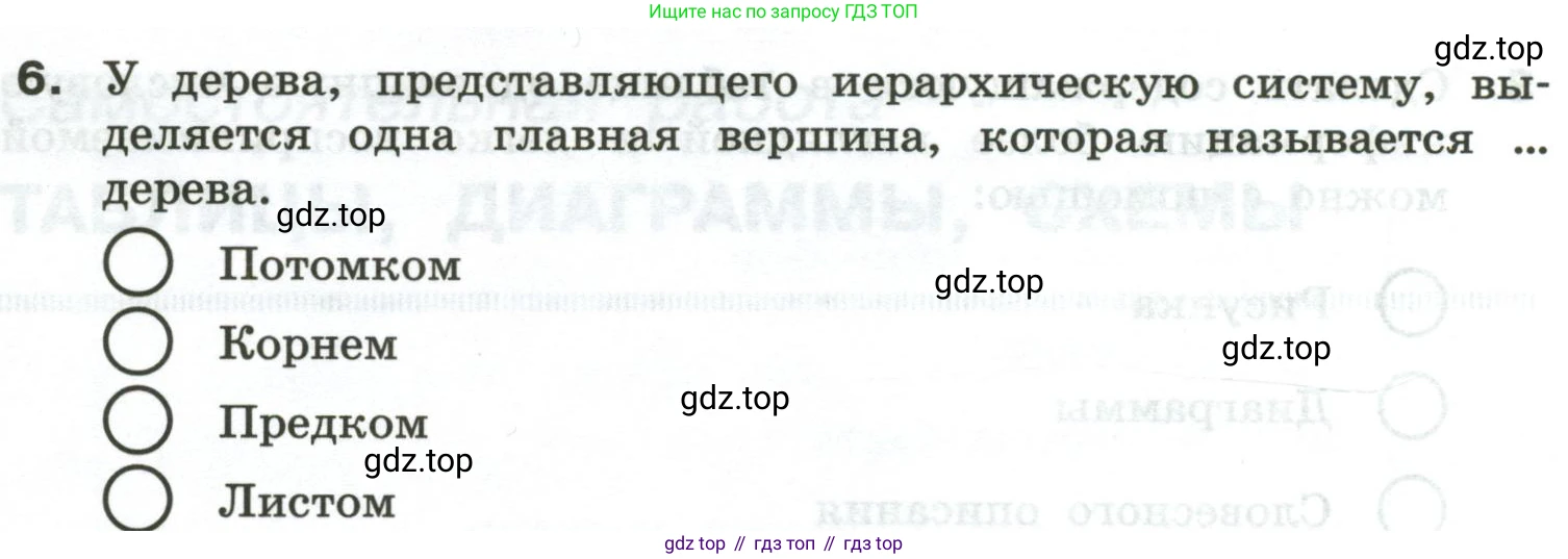 Информатика, 6 класс Самостоятельные и контрольные работы, авторы: Босова Людмила Леонидовна, Босова Анна Юрьевна, издательство Просвещение, Москва, 2020, страница 26, номер 6, Условие