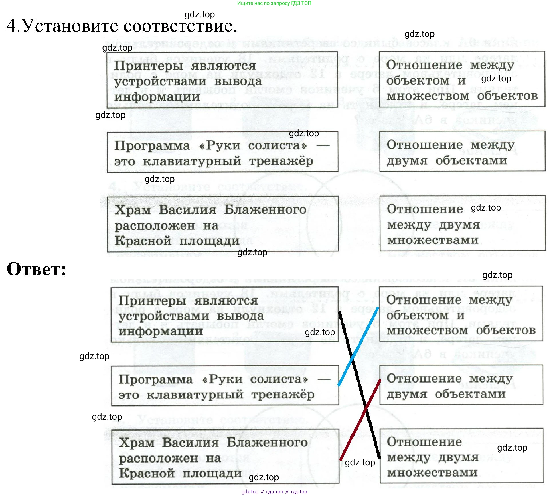 Информатика, 6 класс Самостоятельные и контрольные работы, авторы: Босова Людмила Леонидовна, Босова Анна Юрьевна, издательство Просвещение, Москва, 2020, страница 11, номер 4, Решение