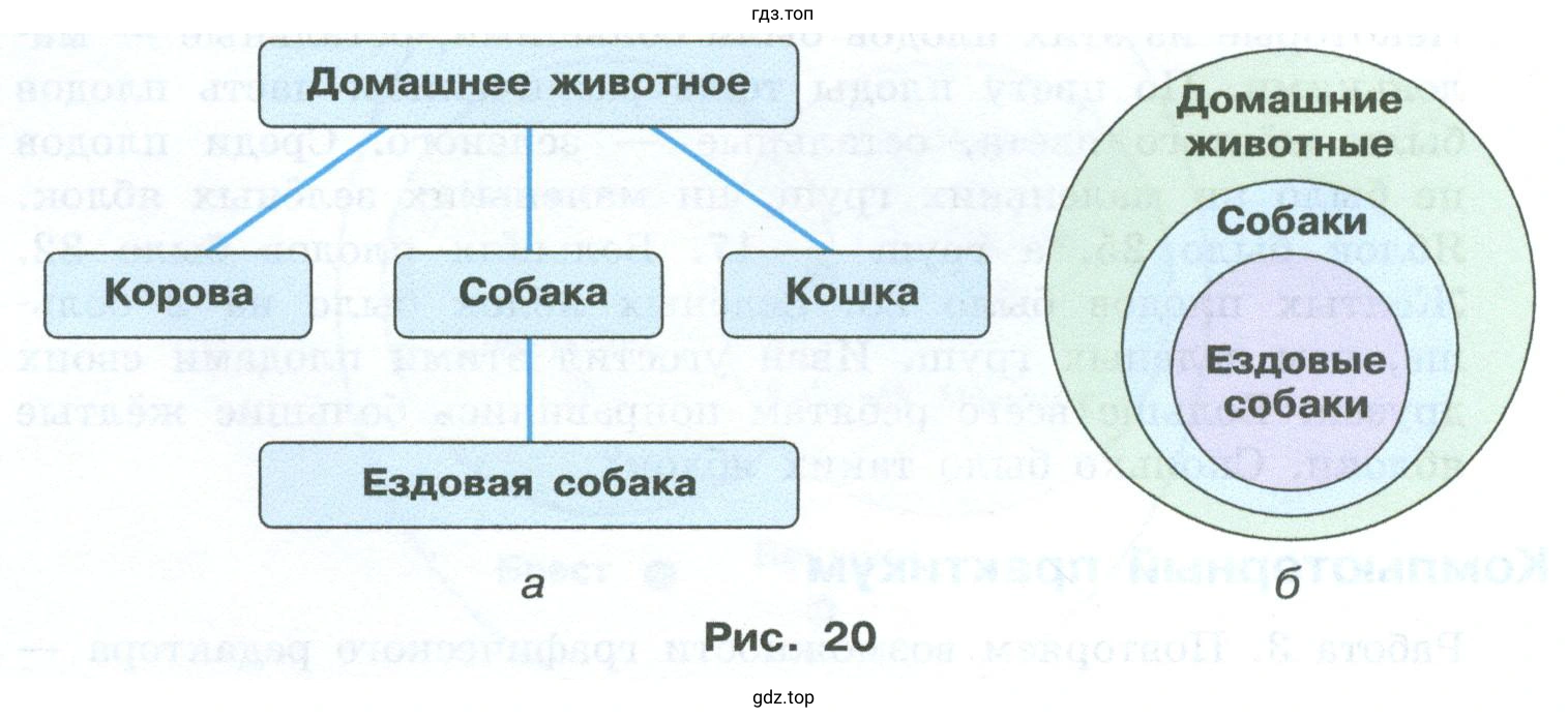 Что изображено на рисунке 20, б?