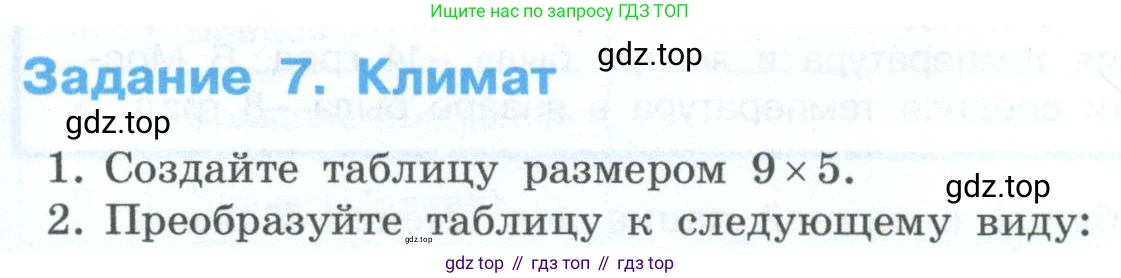 ГДЗ Информатика, 6 класс Учебник, авторы: Босова Людмила Леонидовна, Босова Анна Юрьевна, издательство Просвещение, Москва, 2023, голубого цвета, страница 219, номер 7, Условие
