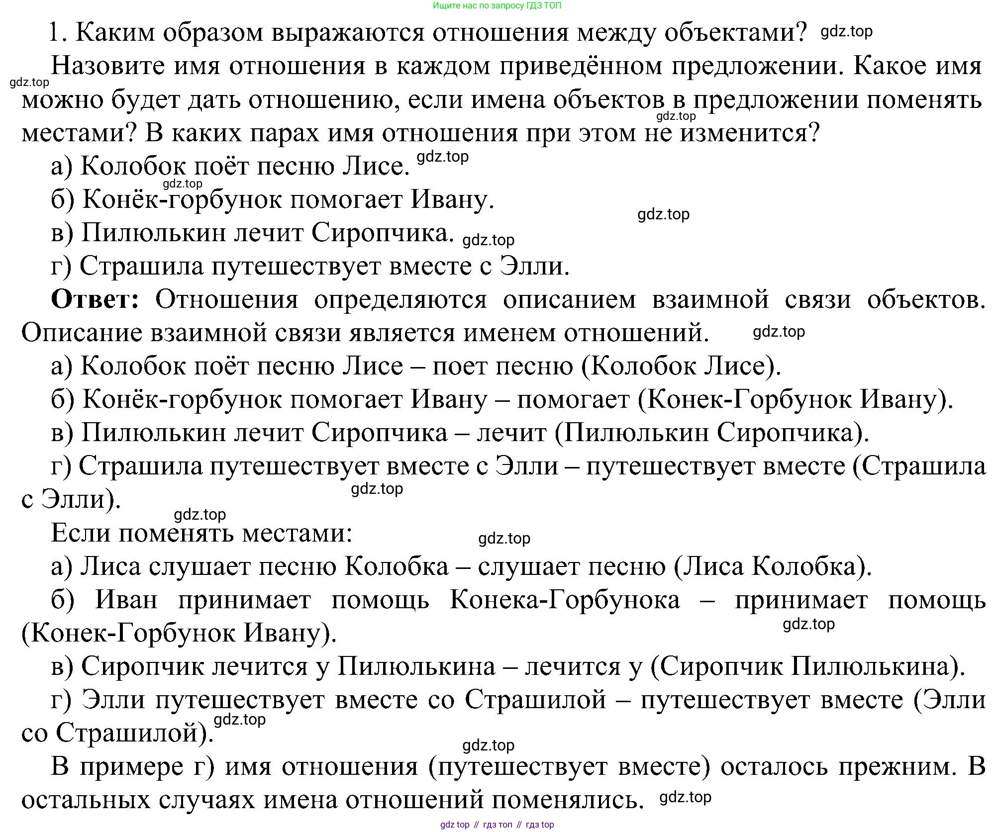 ГДЗ Информатика, 6 класс Учебник, авторы: Босова Людмила Леонидовна, Босова Анна Юрьевна, издательство Просвещение, Москва, 2023, голубого цвета, страница 41, номер 1, Решение