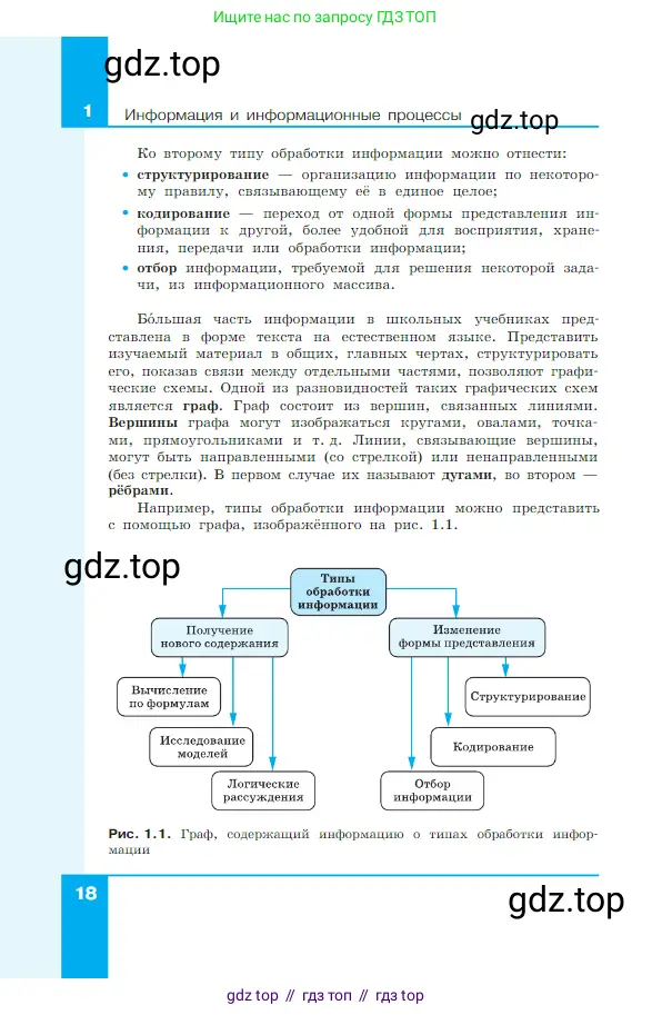 Информатика, 7 класс Учебник, авторы: Босова Людмила Леонидовна, Босова Анна Юрьевна, издательство Просвещение, Москва, 2023, страница 18