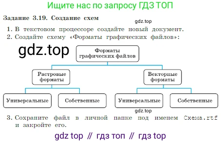 Информатика, 7 класс Учебник, авторы: Босова Людмила Леонидовна, Босова Анна Юрьевна, издательство Просвещение, Москва, 2023, страница 182, номер 3.19, Условие
