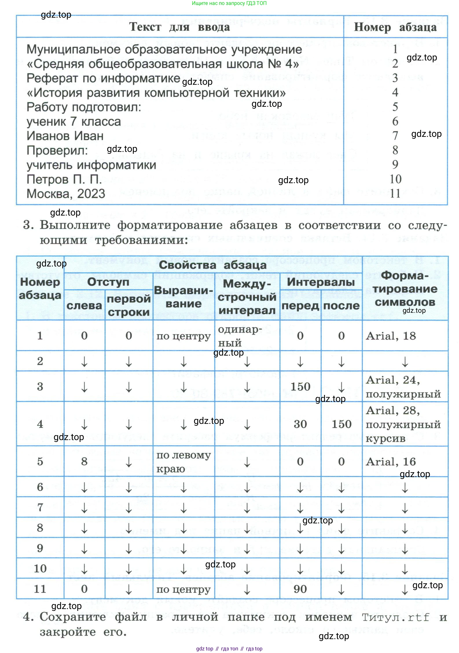 ГДЗ Информатика, 7 класс Учебник, авторы: Босова Людмила Леонидовна, Босова Анна Юрьевна, Аквилянов Никита Александрович, издательство Просвещение, Москва, 2024, Часть 1, страница 191, номер 15, Условие (продолжение 2)