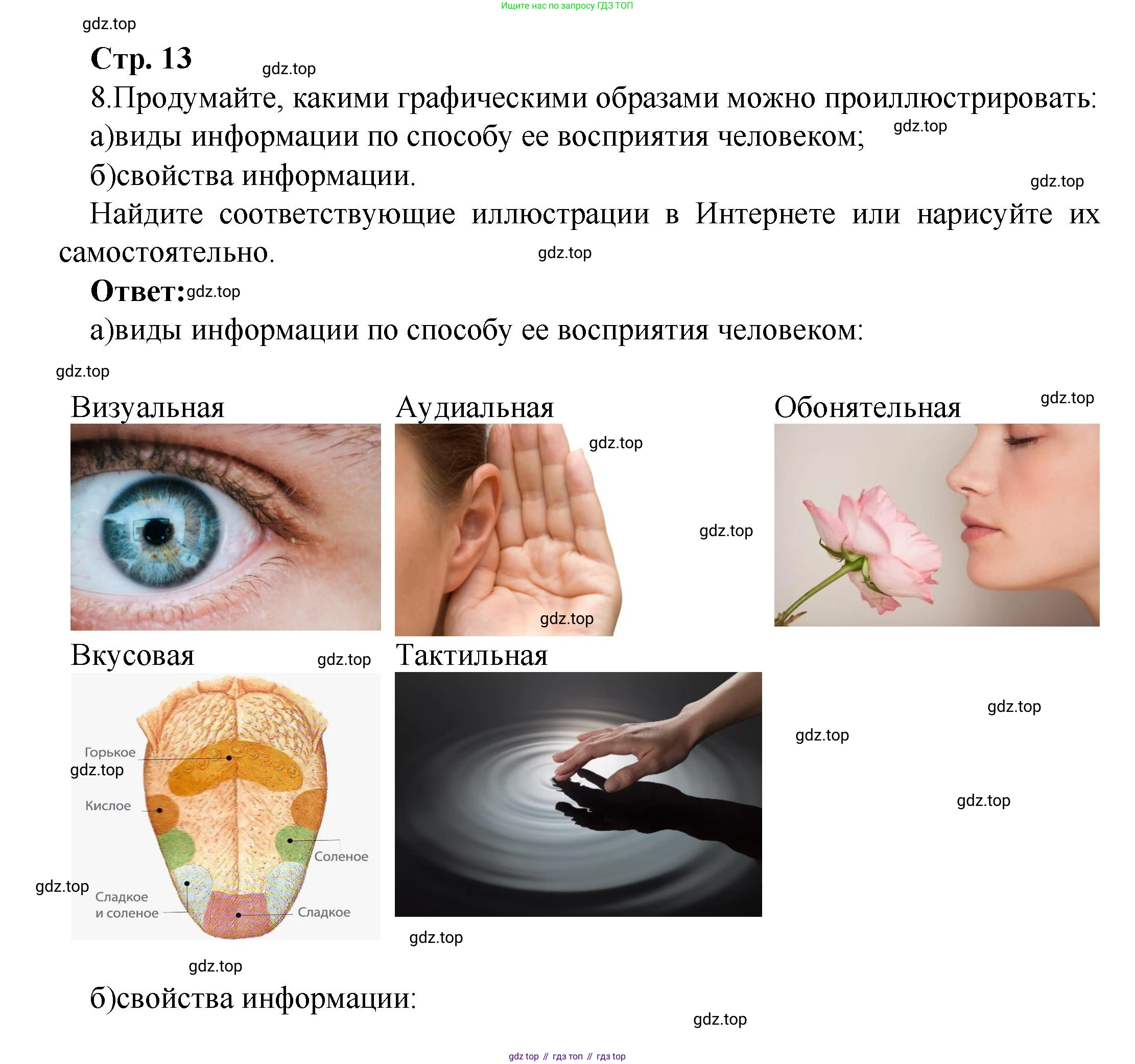 ГДЗ Информатика, 7 класс Учебник, авторы: Босова Людмила Леонидовна, Босова Анна Юрьевна, Аквилянов Никита Александрович, издательство Просвещение, Москва, 2024, Часть 1, страница 13, номер 8, Решение