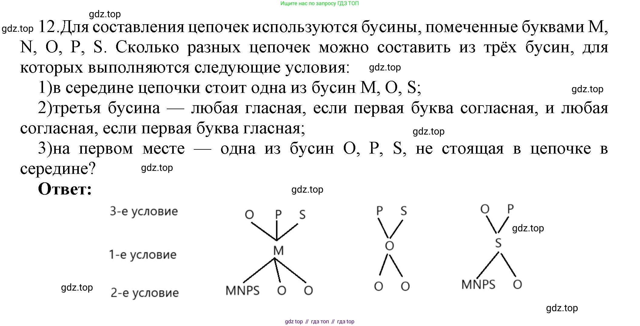 ГДЗ Информатика, 7 класс Учебник, авторы: Босова Людмила Леонидовна, Босова Анна Юрьевна, Аквилянов Никита Александрович, издательство Просвещение, Москва, 2024, Часть 1, страница 37, номер 12, Решение
