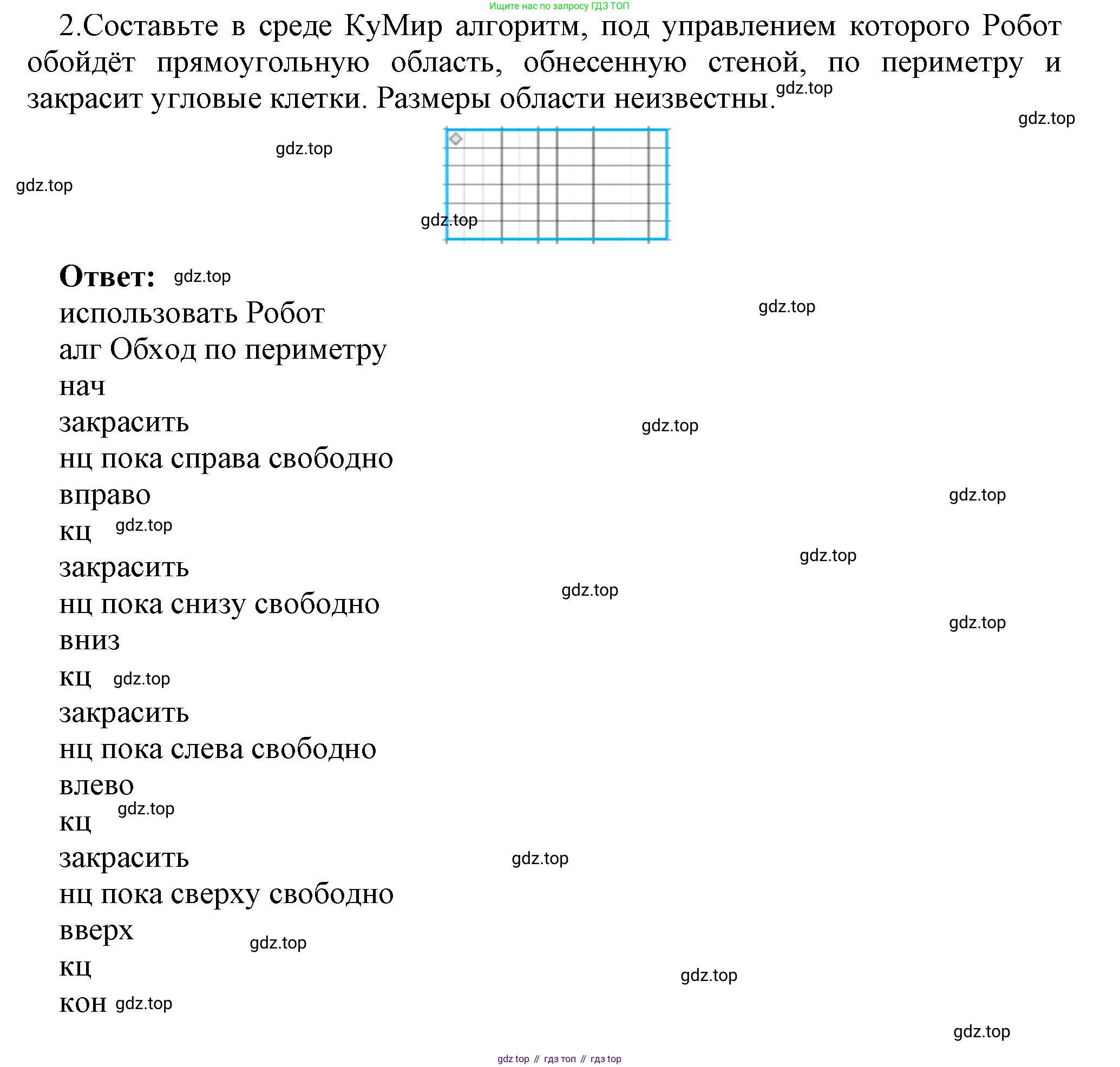 ГДЗ Информатика, 7 класс Учебник, авторы: Босова Людмила Леонидовна, Босова Анна Юрьевна, Аквилянов Никита Александрович, издательство Просвещение, Москва, 2024, Часть 2, страница 95, номер 2, Решение