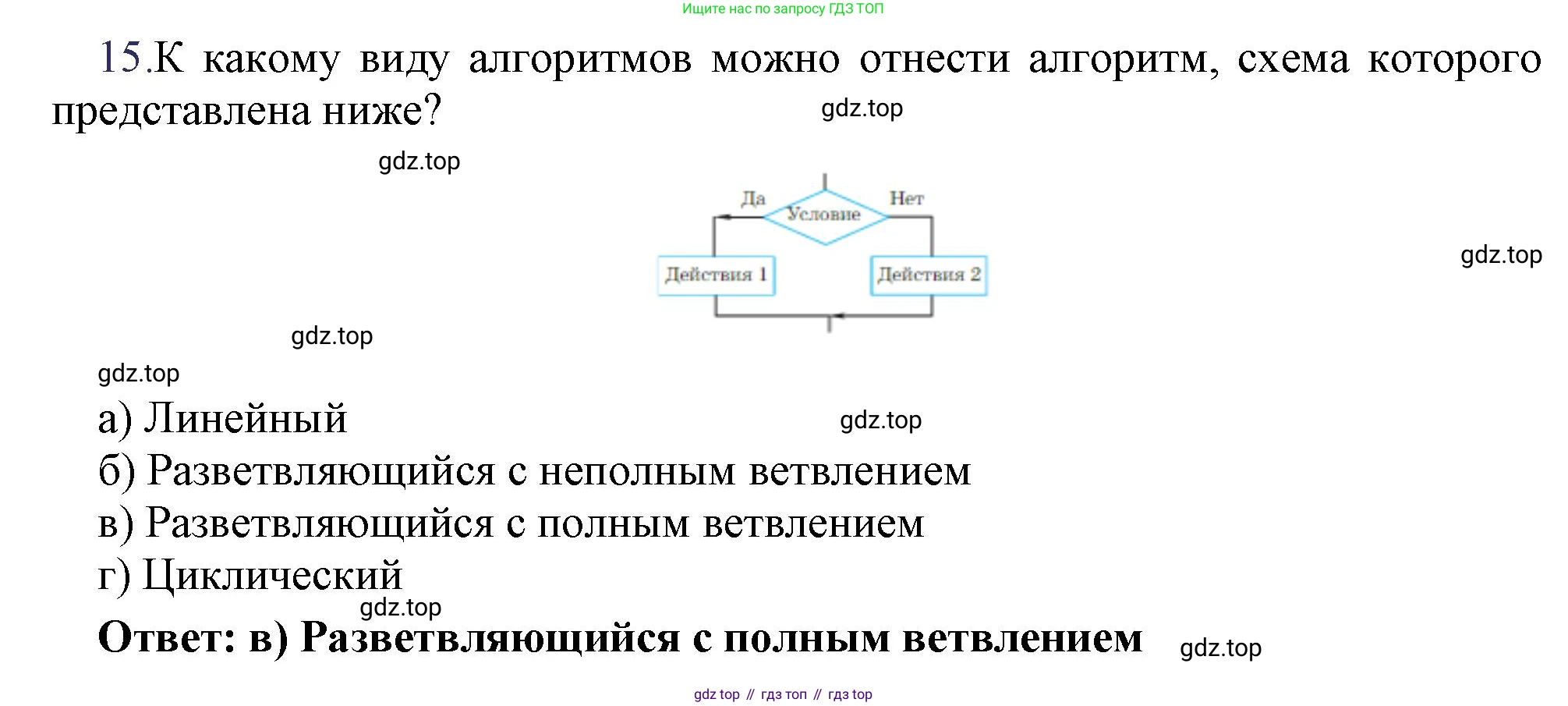 ГДЗ Информатика, 7 класс Учебник, авторы: Босова Людмила Леонидовна, Босова Анна Юрьевна, Аквилянов Никита Александрович, издательство Просвещение, Москва, 2024, Часть 2, страница 139, номер 15, Решение