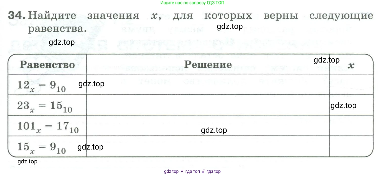 Информатика, 8 класс рабочая тетрадь, авторы: Босова Людмила Леонидовна, Босова Анна Юрьевна, издательство Просвещение, Москва, 2023, Часть 1, страница 23, номер 34, Условие