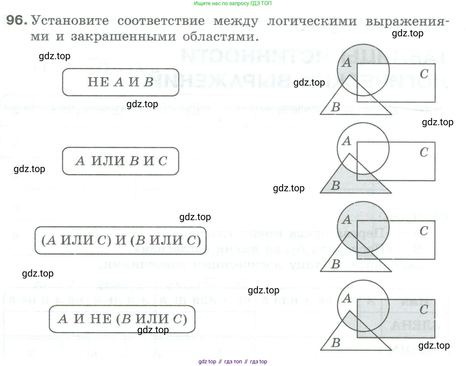 Информатика, 8 класс рабочая тетрадь, авторы: Босова Людмила Леонидовна, Босова Анна Юрьевна, издательство Просвещение, Москва, 2023, Часть 1, страница 63, номер 96, Условие