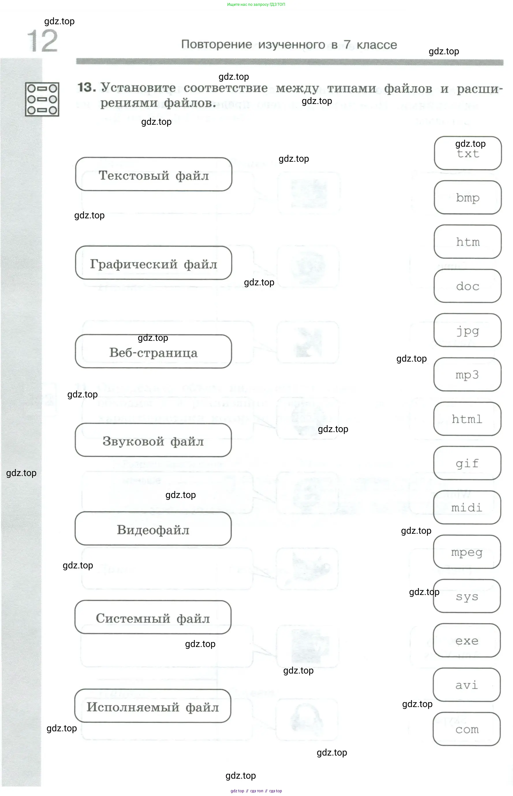 Информатика, 8 класс рабочая тетрадь, авторы: Босова Людмила Леонидовна, Босова Анна Юрьевна, издательство Просвещение, Москва, 2023, Часть 1, страница 12